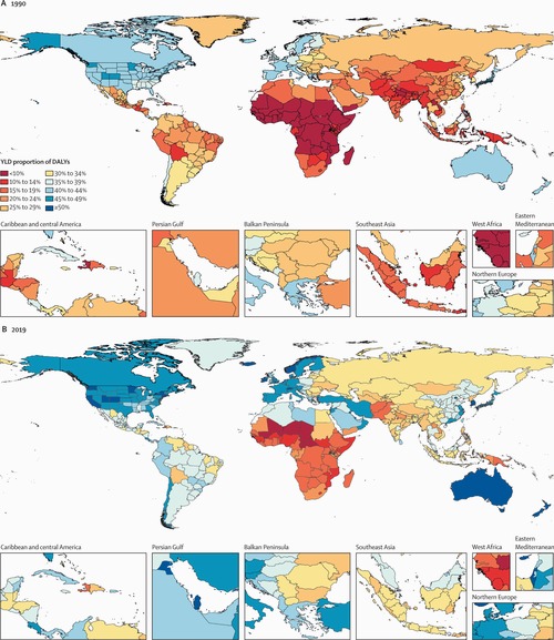 Global burden of 369 diseases and injuries in 204 countries and territories 1990-2019 a systematic analysis for the Global Burden of Disease Study 2019